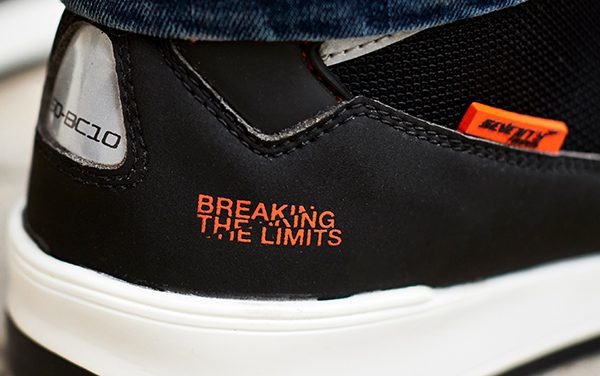 Ghete moto Urban Unisex Seventy Degrees SD-BC10 negru/portocaliu [3]