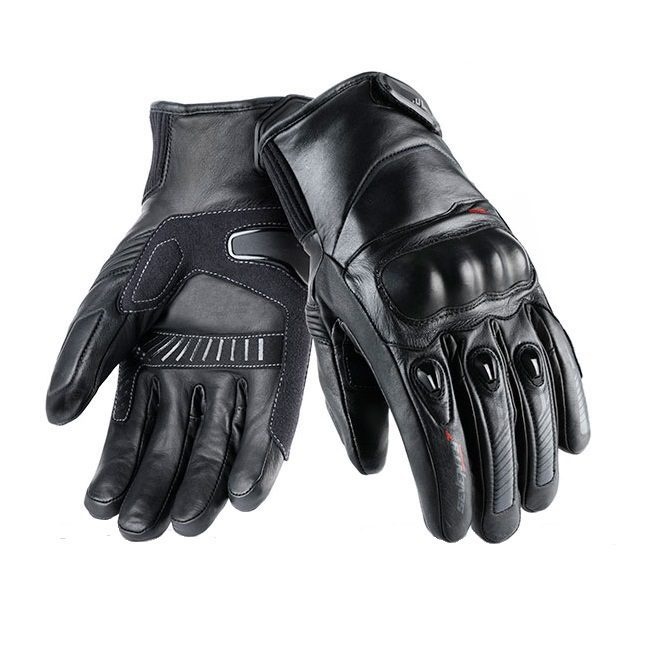 ECHIPAMENTE - Mănuși moto bărbați iarnă Seventy Degrees SD-C13 negru - WinterTex - degete tactile