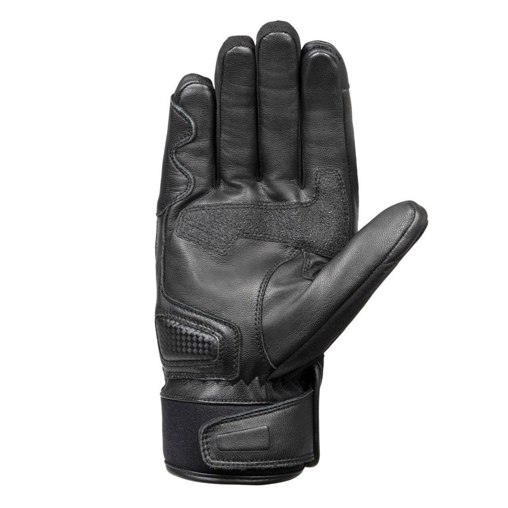 Mănuși moto Ixon MS Rage MS, bărbați, textil/piele, roadster - negru; degete tactile; impermeabile [2]