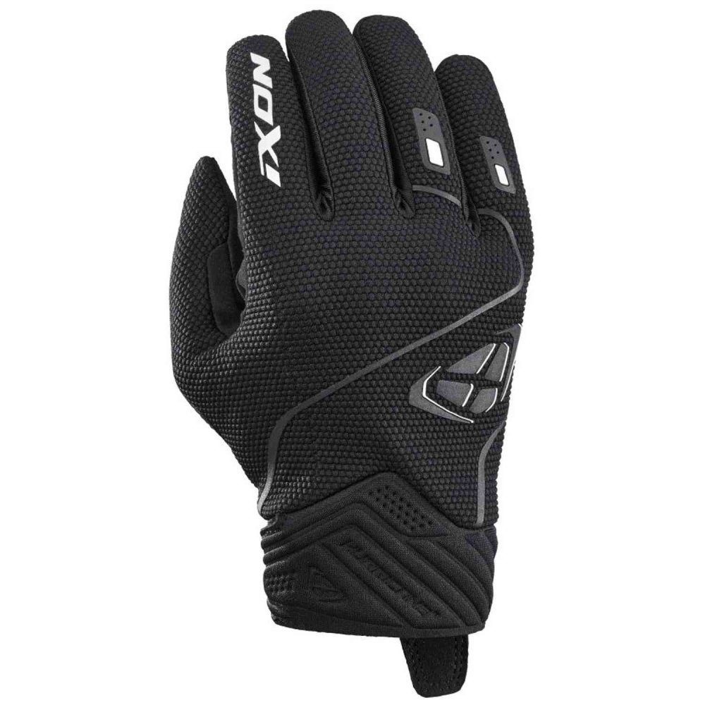 ECHIPAMENTE - Mănuși moto Ixon Hurricane 2 MS, bărbați, roadster, vară - negru/alb; degete tactile