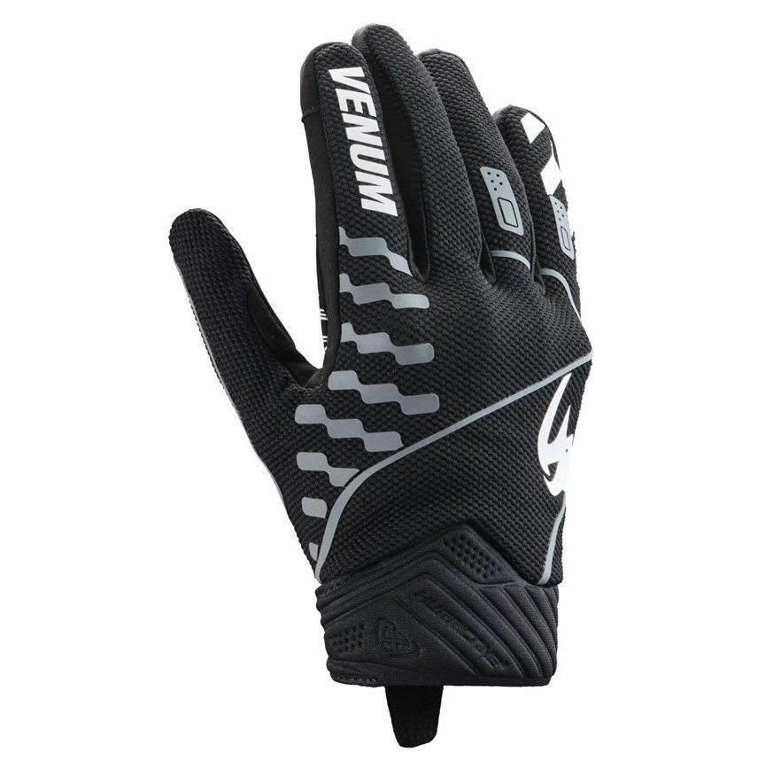 ECHIPAMENTE - Mănuși moto Ixon x Venum Hurry, bărbați, textil, roadster, vară - negru/gri/alb; degete tactile