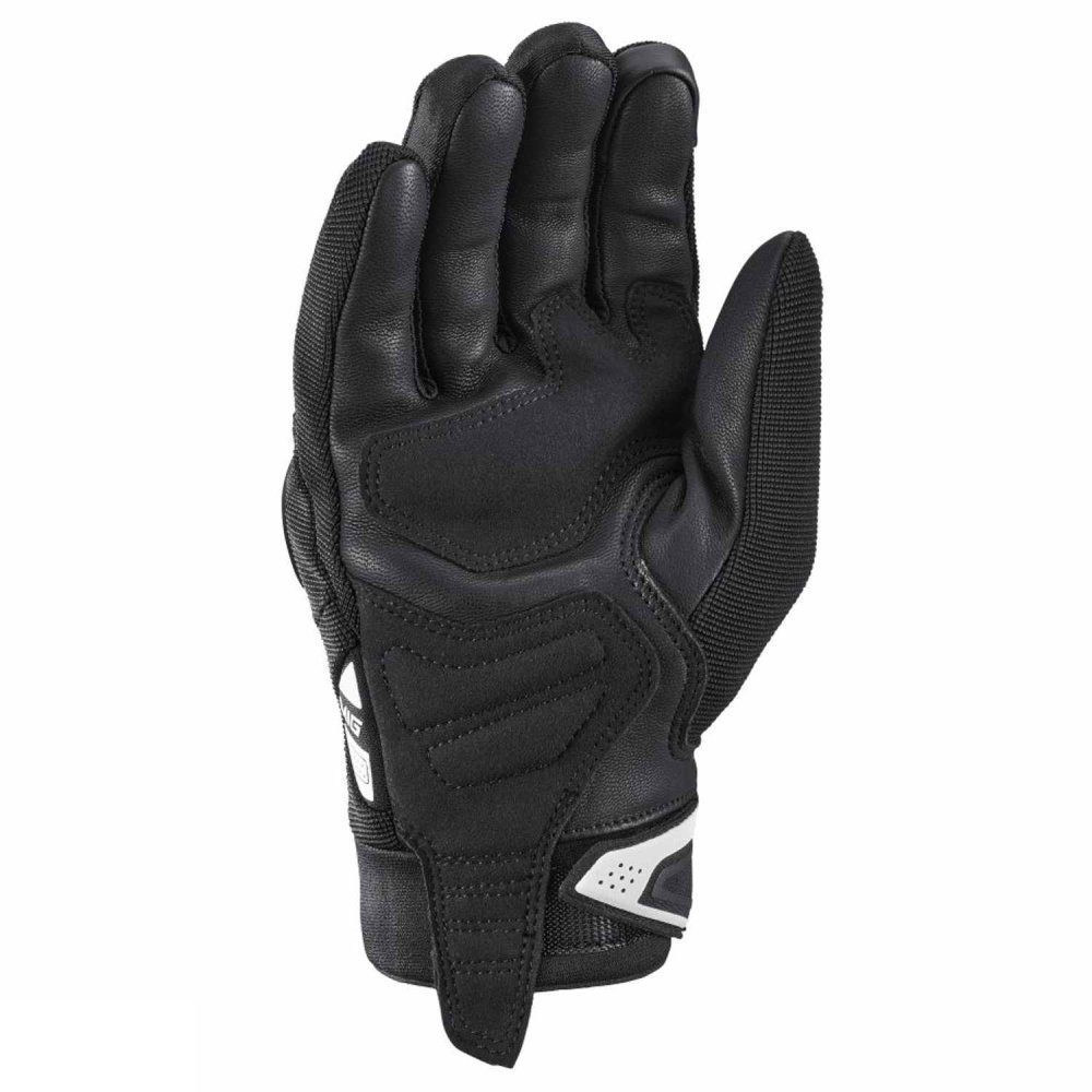 Mănuși moto Ixon MIG 2 MS, bărbați, textil/piele, roadster, vară - negru/alb; degete tactile [2]