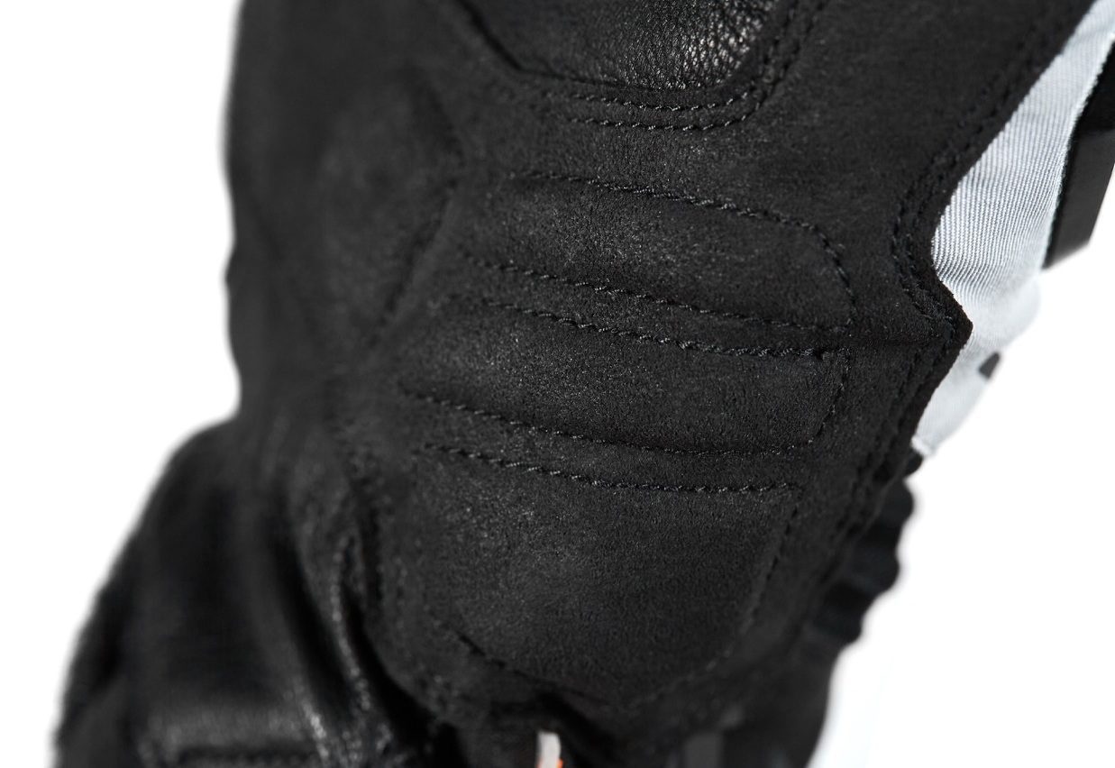 Mănuși moto bărbați Touring/Adventure iarnă Seventy Degrees SD-T13 Aspen Light gri/galben fluor - WinterTex [3]
