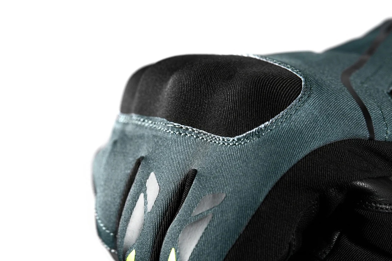 Mănuși moto bărbați Touring/Adventure iarnă Seventy Degrees SD-T57 Giau negru/gri/galben fluor [3]