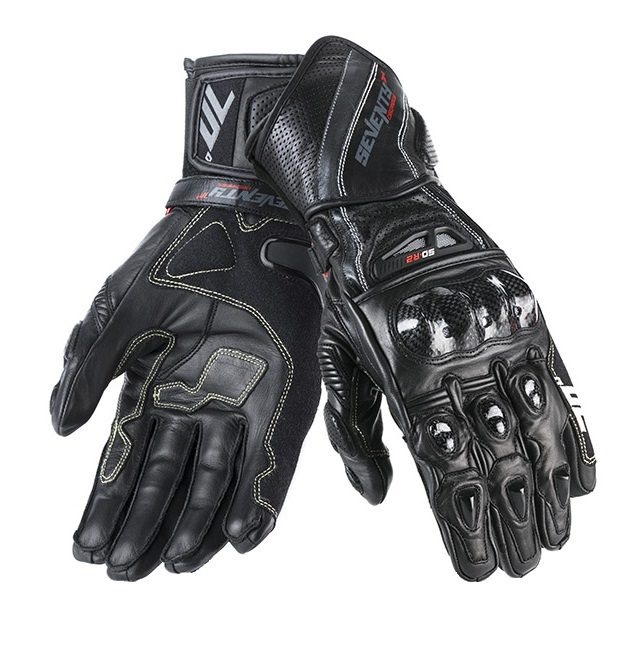 MÂNUȘI - Mănuși moto copii racing vară Seventy Degrees SD-R2K negru/gri