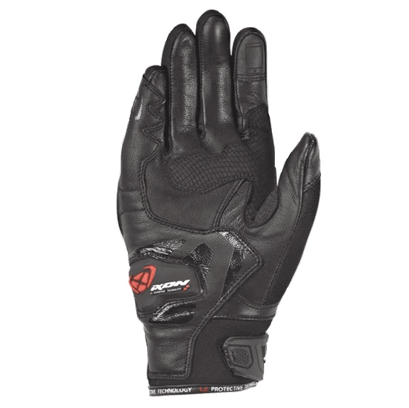 Mănuși moto Ixon RS Rise Air LS, femei, piele/textil, roadster, vară - negru; degete tactile [2]