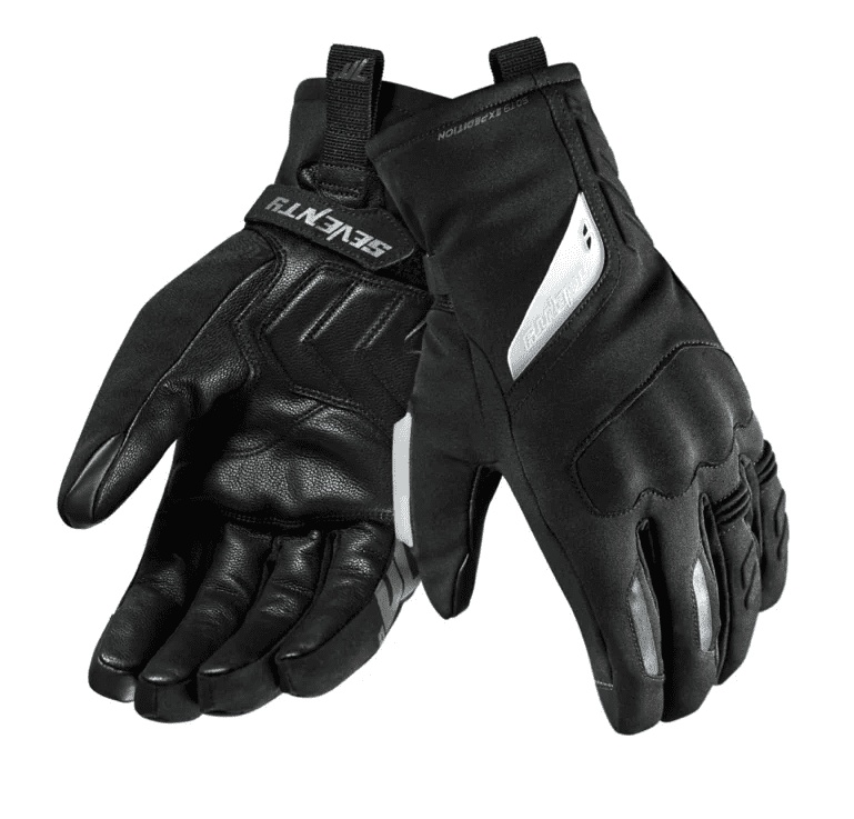 ECHIPAMENTE - Mănuși moto femei Touring/Adventure iarnă Seventy Degrees SD-T11 Expedition negru - WinterTex