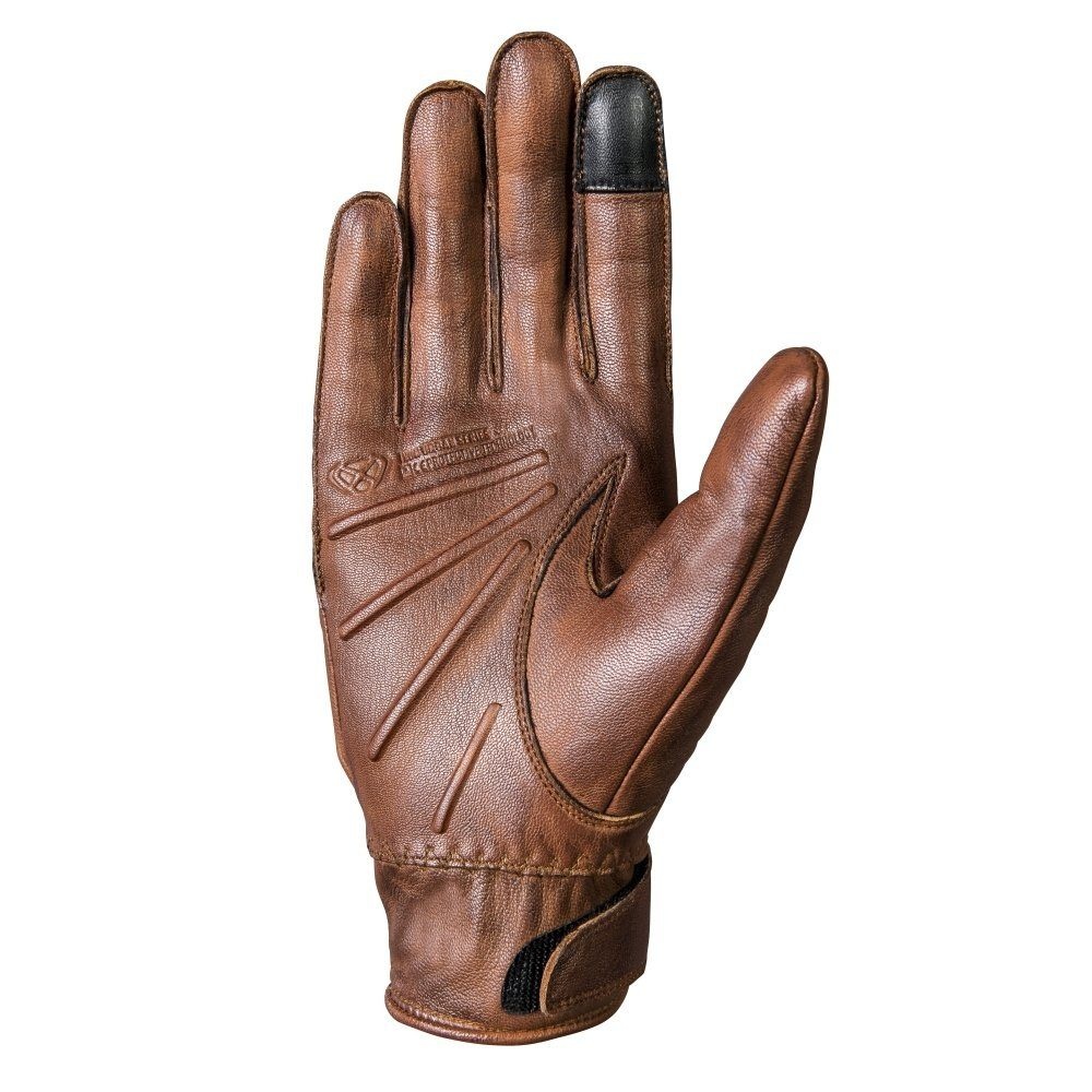Mănuși moto Ixon RS Nizo LS, femei, piele, urban/heritage, vară - camel (maro); degete tactile [2]