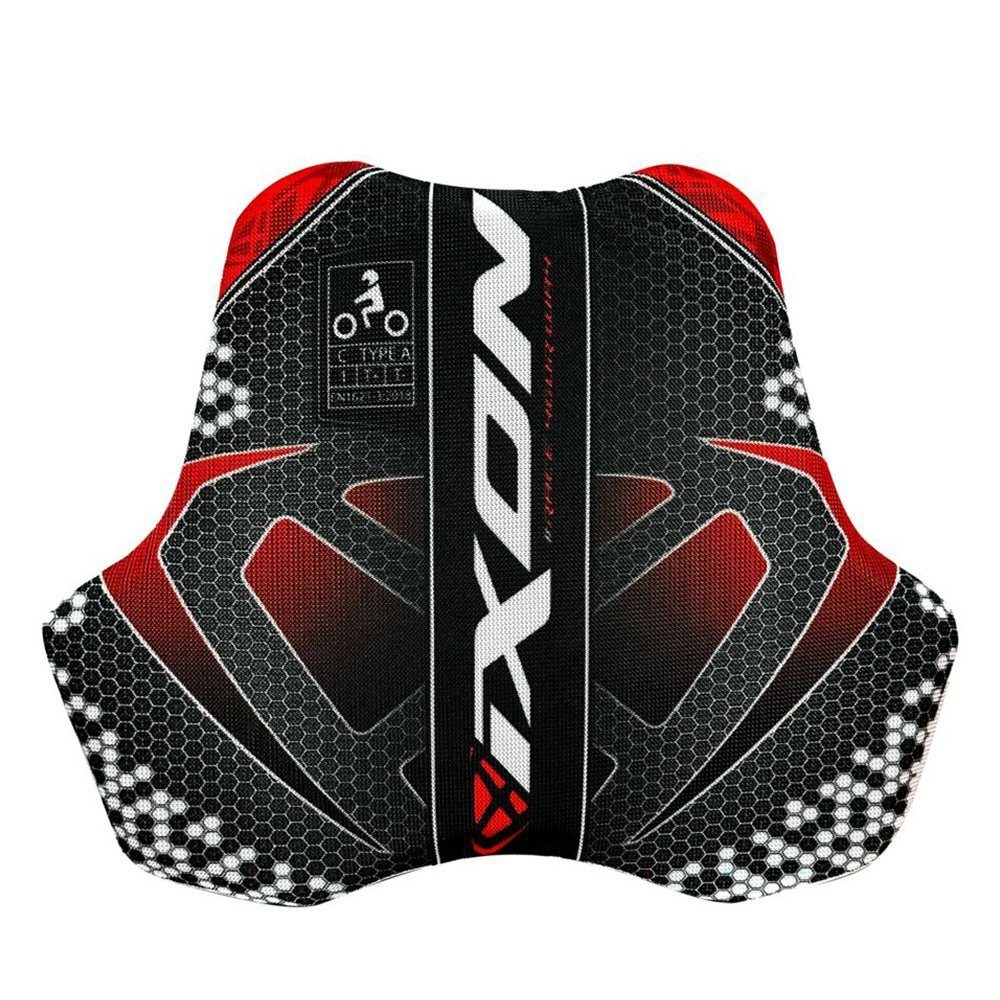 ECHIPAMENTE - Protecție piept moto Ixon IX-Race Chest combinezon moto, racing - negru/alb/roșu