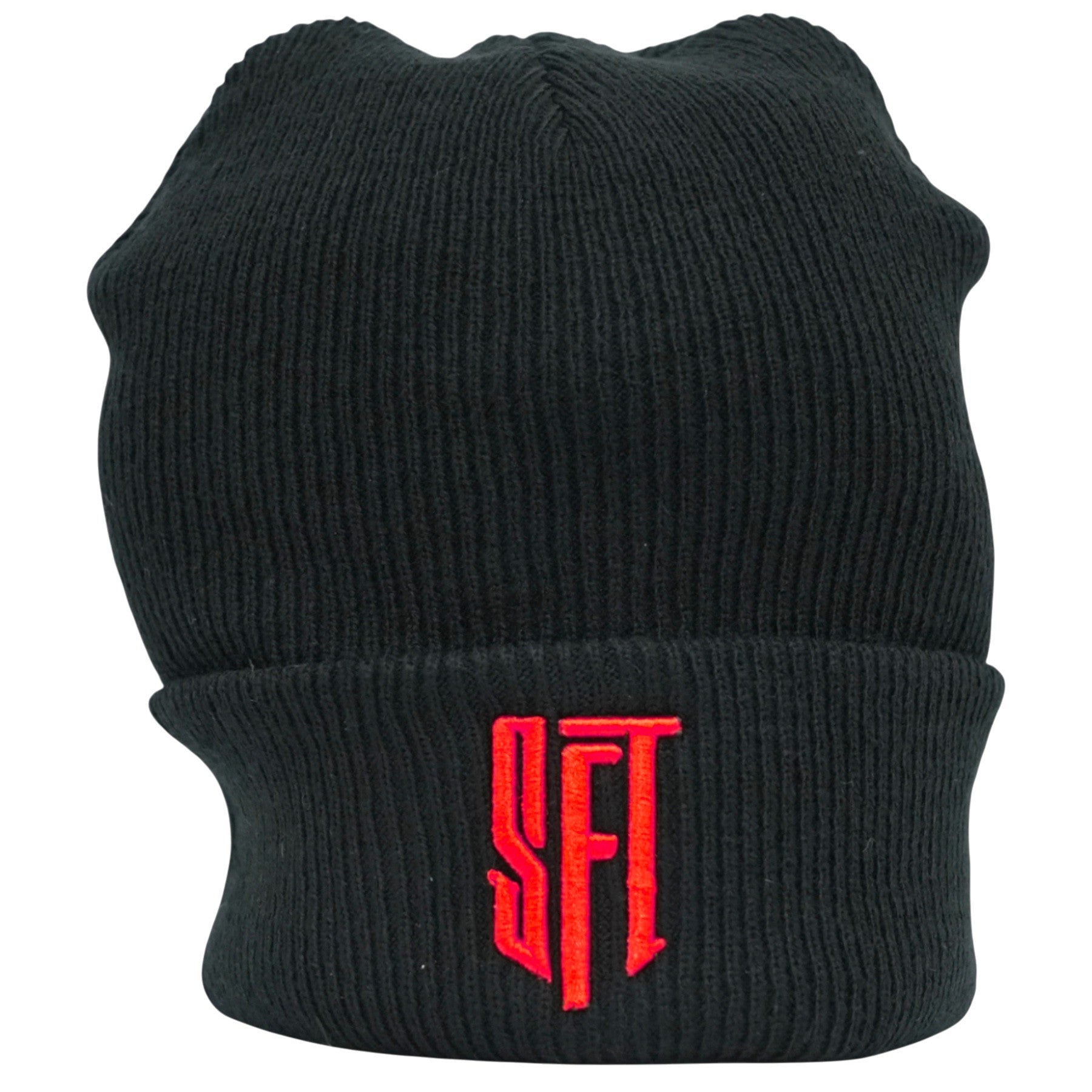 Casual - Caciula SFT Black and Red Beanie