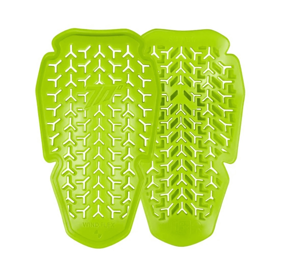 ECHIPAMENTE - Set protecții coate/genunchi femei omologate Seventy Degrees SD-A31 Windflex Small (Level 2) - verde fluor