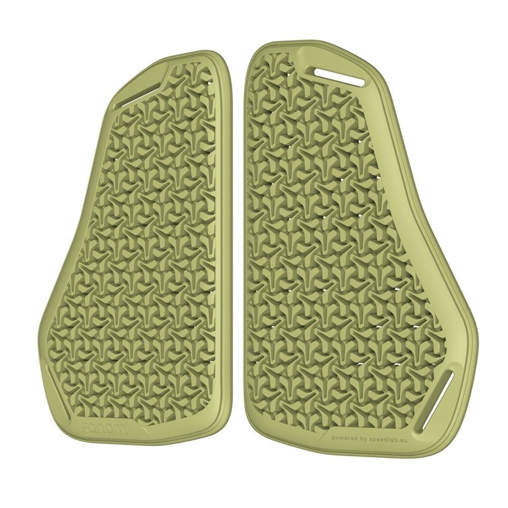 Set protecții moto Ixon FANOM CHEST B2 (Level 2), unisex - khaki [3]