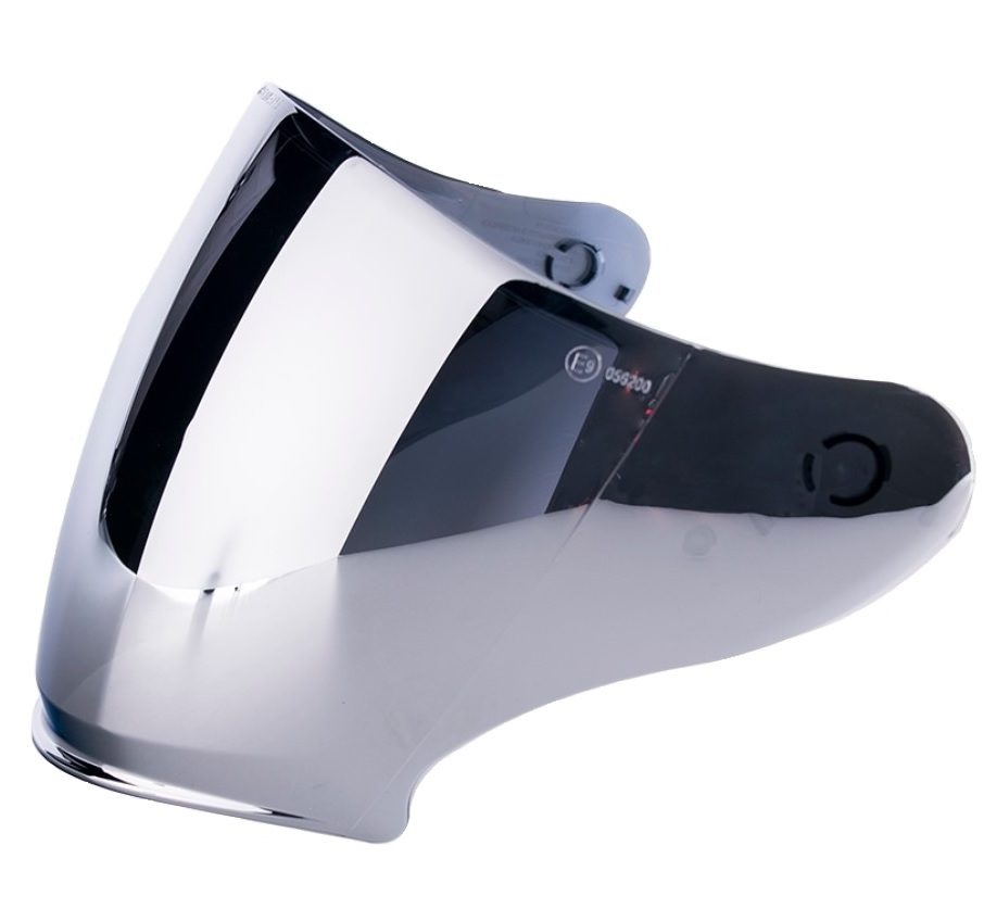 CĂȘTI - Vizieră argintie oglindă cască open-face MT Thunder III SV Jet - tip MT-V-19