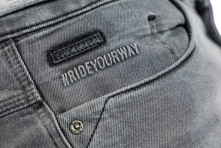 Blugi moto Ixon Alex, bărbați - negru Cordura Denim; CE AA [4]