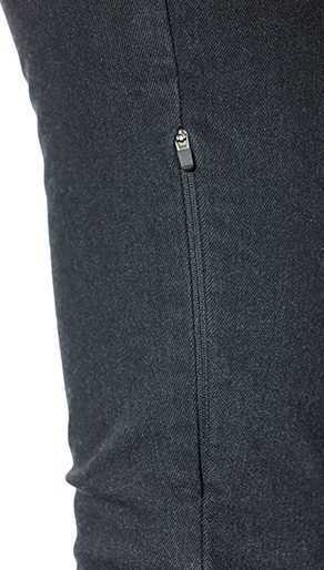 Blugi moto Ixon Billie LS, femei - negru Cordura Denim; Slim Fit; CE AA [3]