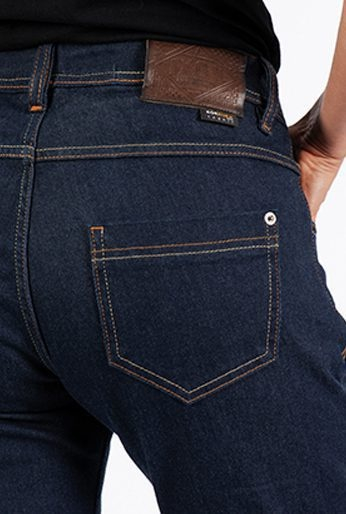 Blugi moto Ixon Maddie, femei - Dark raw (albastru) Cordura Denim; Slim Fit; CE AA [3]