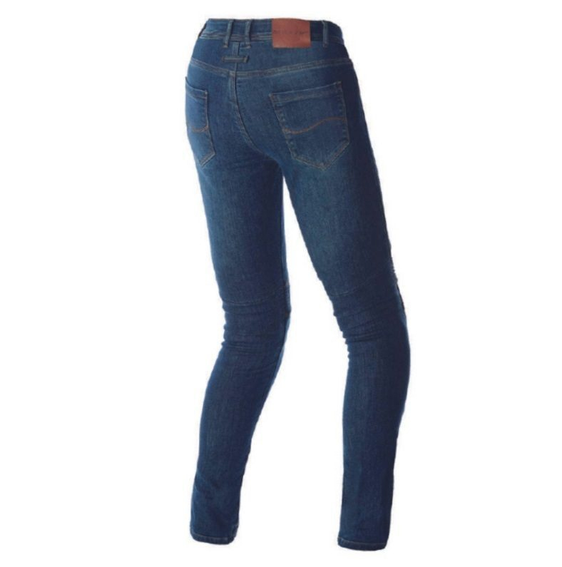 Blugi moto femei Seventy Degrees SD-PJ16 tip Slim fit albastru [2]