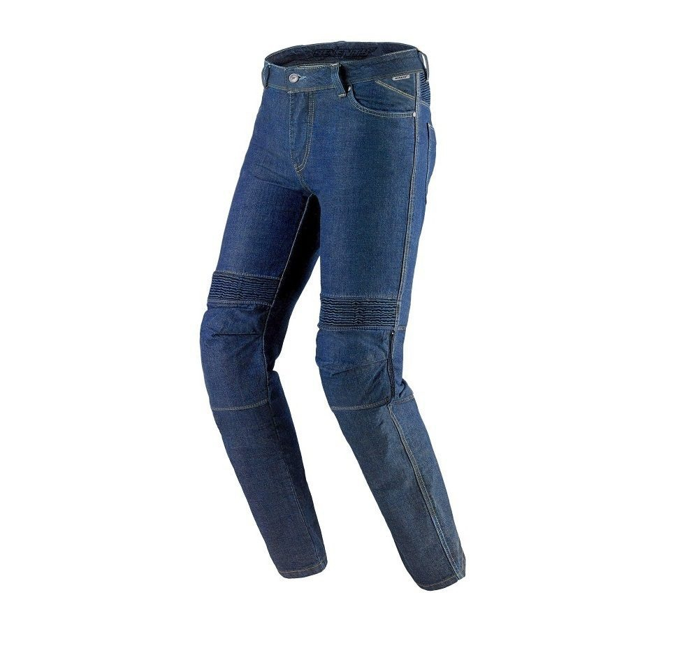 Blugi moto femei Seventy Degrees SD-PJ8 tip Slim fit albastru [2]