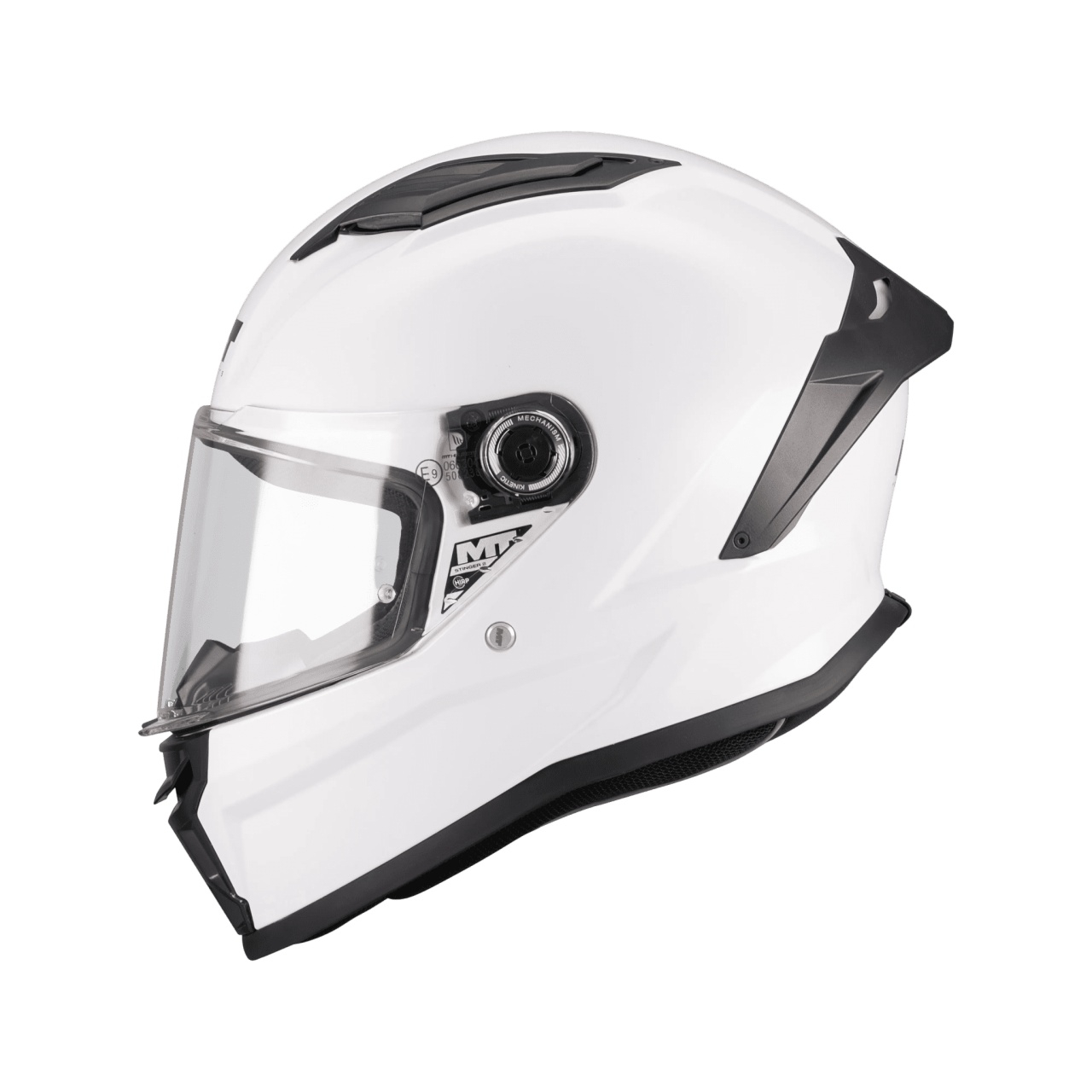 Cască moto integrală MT Stinger 2 Kids Pure A0 alb lucios - vizieră MT-V-28B - cască de copii [2]