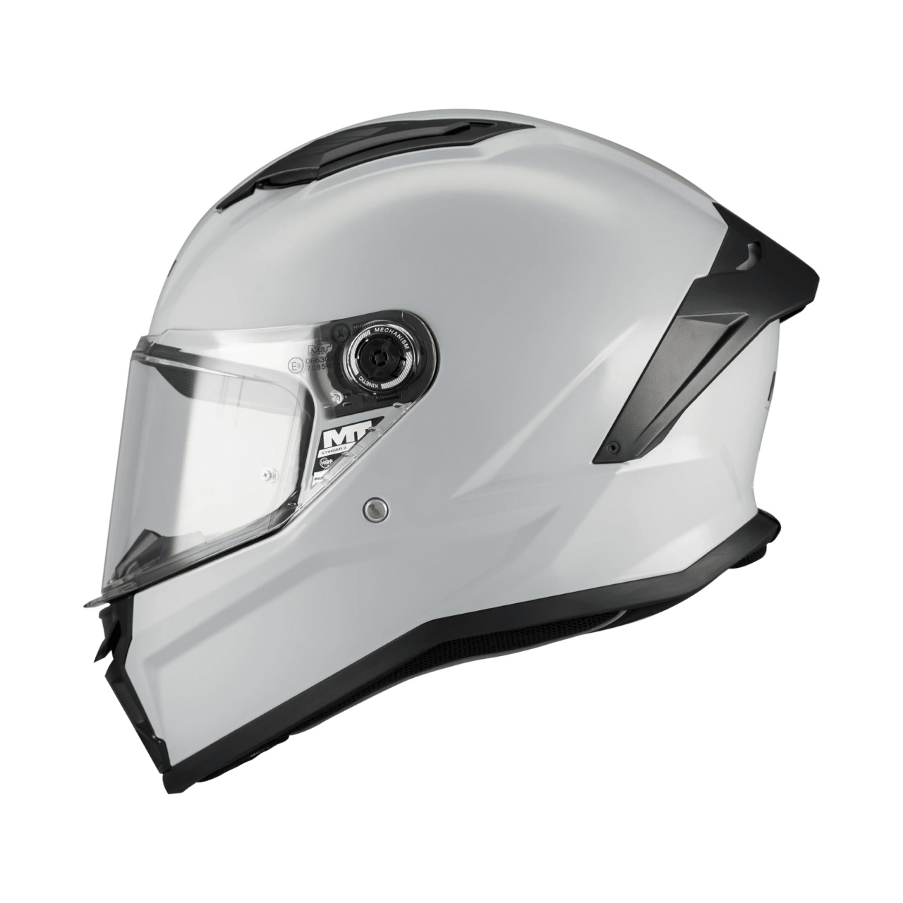 Cască moto integrală MT Stinger 2 Pure A12 gri lucios - vizieră MT-V-28B - SHARP 5 stele [2]