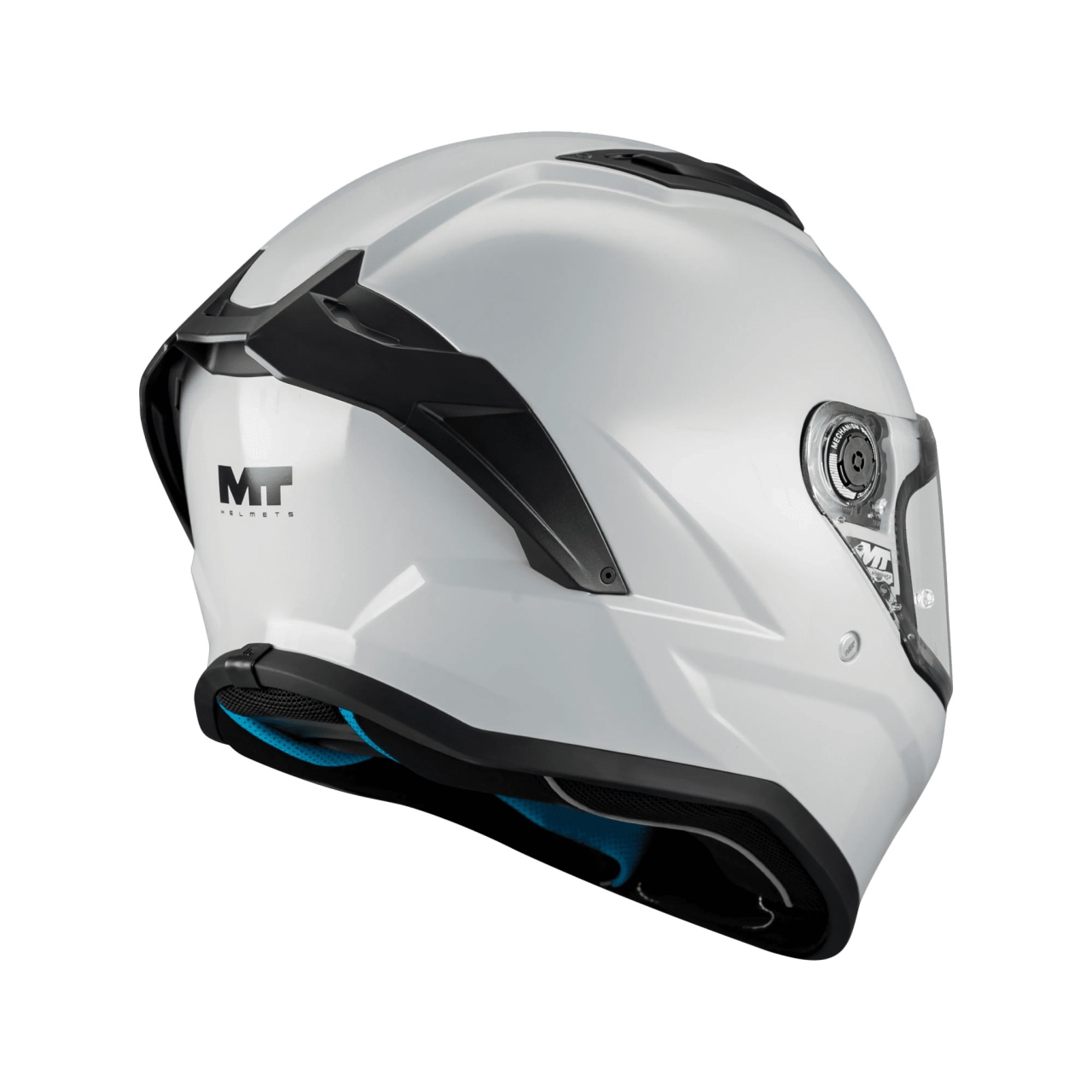 Cască moto integrală MT Stinger 2 Pure A12 gri lucios - vizieră MT-V-28B - SHARP 5 stele [4]