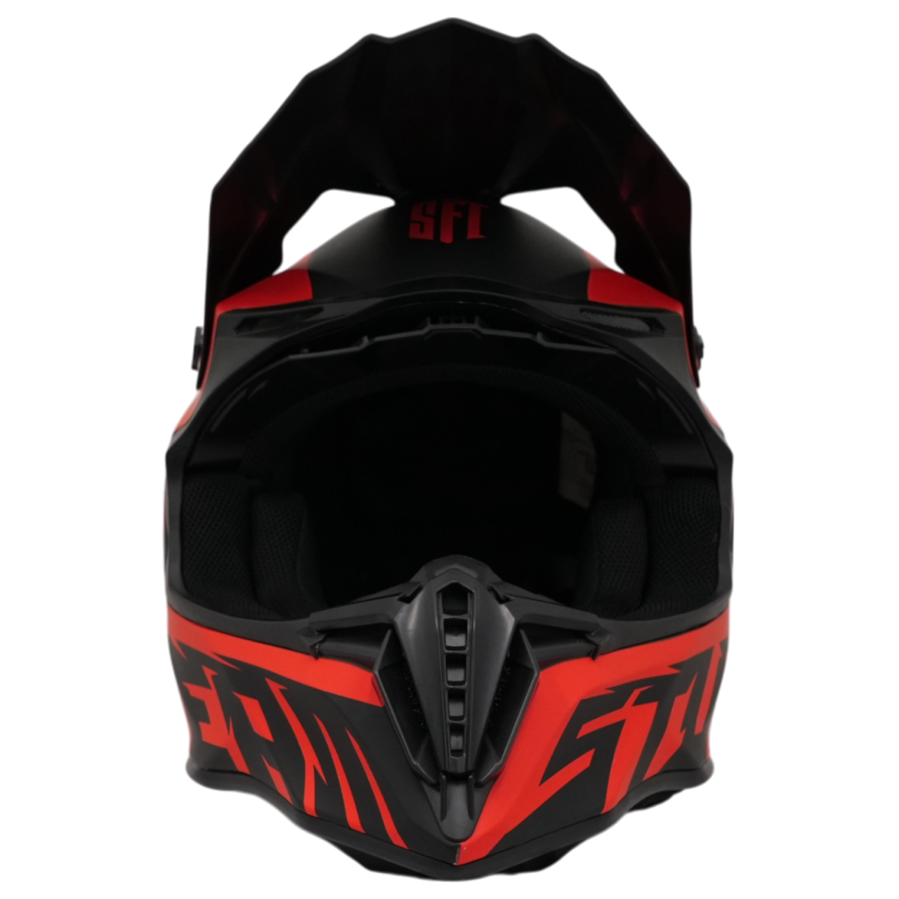 Cască moto cross SFT FlatOut Red ECE 22.06 [3]