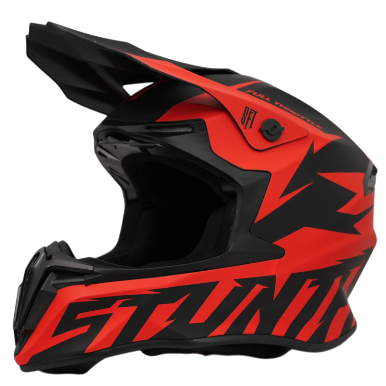 Cască moto cross SFT FlatOut Red ECE 22.06 [2]
