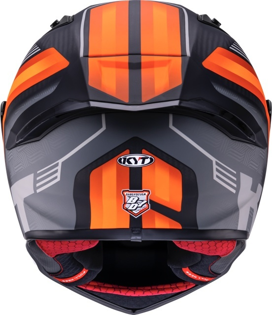 Cască moto integrală KYT R1R CARBON ACCELERATOR MATT ORANGE [6]