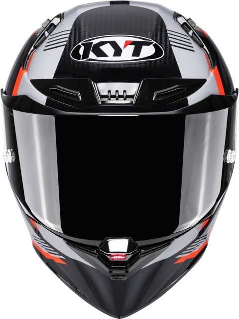 Cască moto integrală KYT R1R CARBON ZONE ORANGE [2]