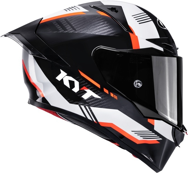 Cască moto integrală KYT R1R CARBON ZONE ORANGE [4]