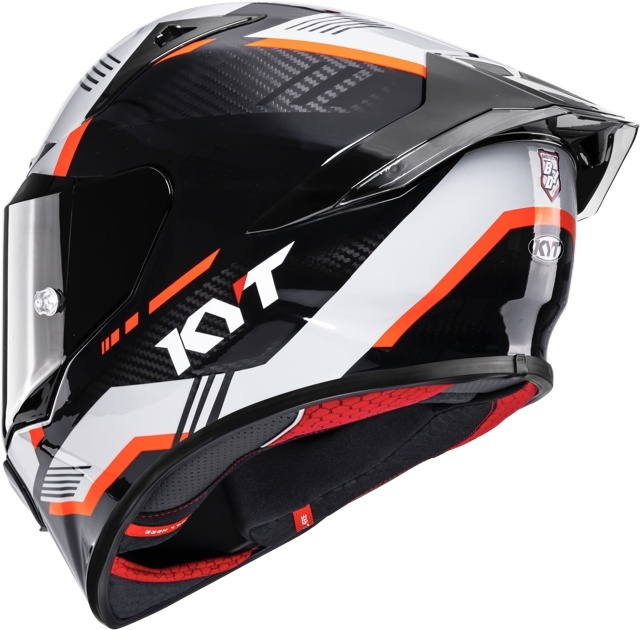 Cască moto integrală KYT R1R CARBON ZONE ORANGE [7]