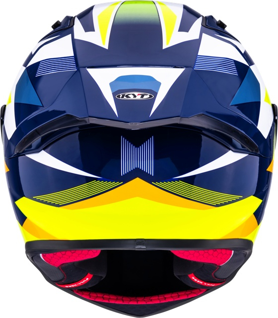 Cască moto integrală KYT R1R DIAMOND BLUE YELLOW [6]