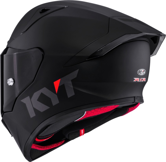 Cască moto integrală KYT R1R PLAIN MATT BLACK ECE 22.06 [7]