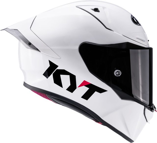 Cască moto integrală KYT R1R PLAIN WHITE ECE 22.06 [4]