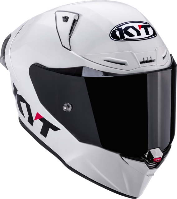 Cască moto integrală KYT R1R PLAIN WHITE ECE 22.06 [3]