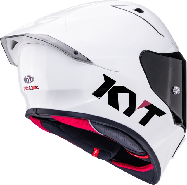 Cască moto integrală KYT R1R PLAIN WHITE ECE 22.06 [5]