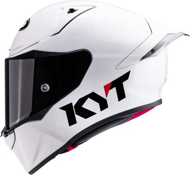 Cască moto integrală KYT R1R PLAIN WHITE ECE 22.06 [8]