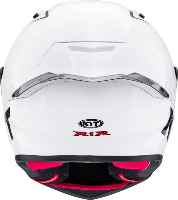 Cască moto integrală KYT R1R PLAIN WHITE ECE 22.06 [6]
