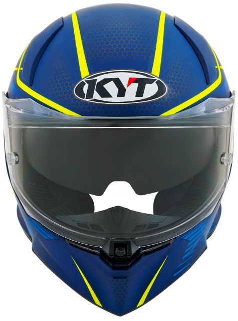 Cască moto integrală KYT R2R CONCEPT BLUE YELLOW ECE 22.06 [2]