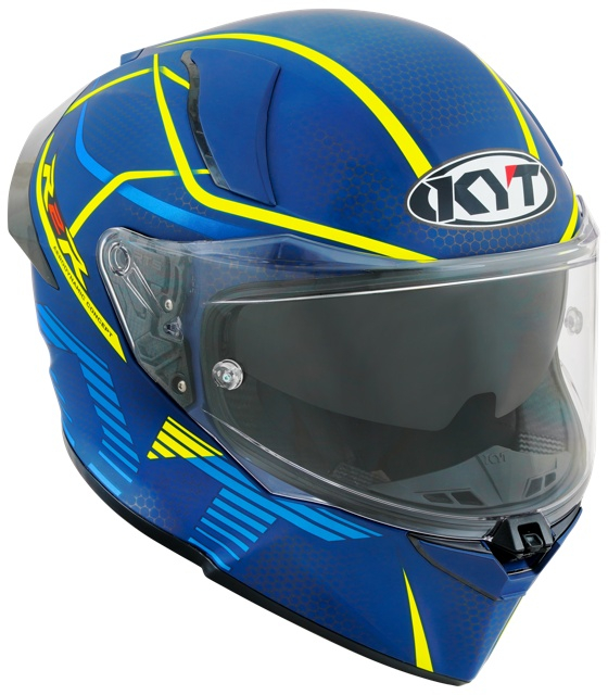 Cască moto integrală KYT R2R CONCEPT BLUE YELLOW ECE 22.06 [8]