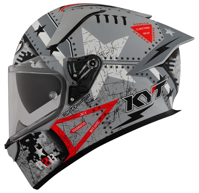 Cască moto integrală KYT R2R MAX ASSAULT GREY ECE 22.06 [5]