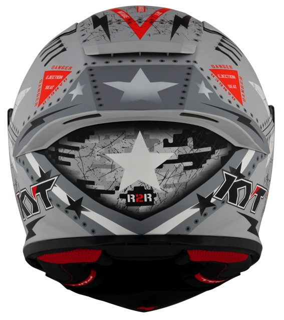 Cască moto integrală KYT R2R MAX ASSAULT GREY ECE 22.06 [4]