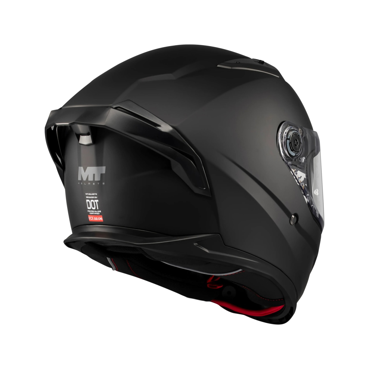 Cască moto integrală MT Braker SV Pure A1 negru mat [5]
