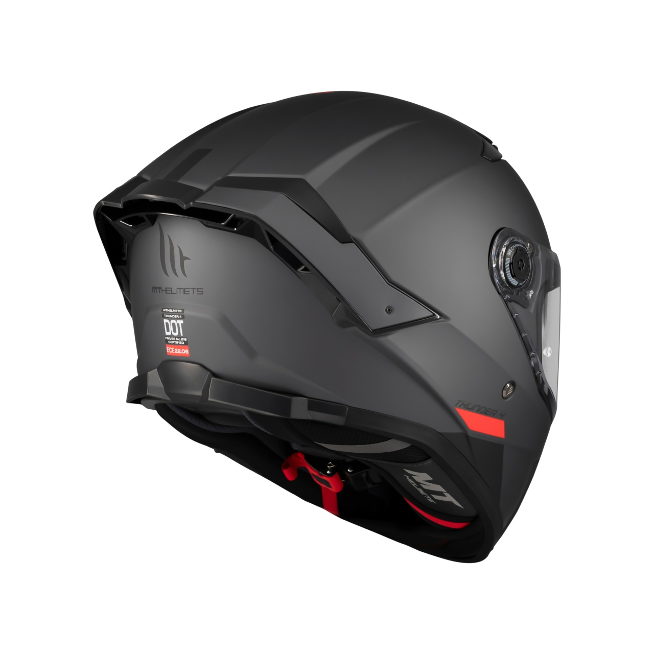 Cască moto integrală MT Thunder 4 SV A12 gri mat [2]