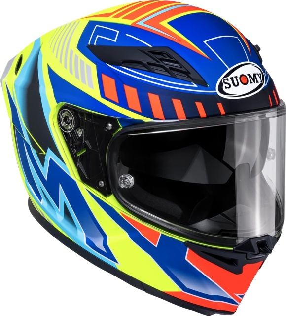 Cască moto integrală Suomy STELLAR 2 DEEPSPACE MATT YLW/BLUE ECE 22.06 [3]