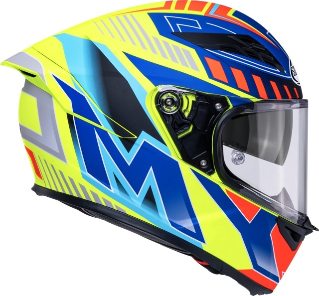Cască moto integrală Suomy STELLAR 2 DEEPSPACE MATT YLW/BLUE ECE 22.06 [4]