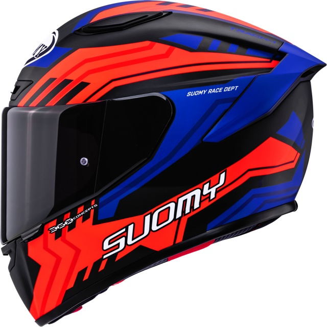 Cască moto integrală Suomy TRACK-1 FRAMEWORK WHITE BLK BLUE ECE 22.06 [8]