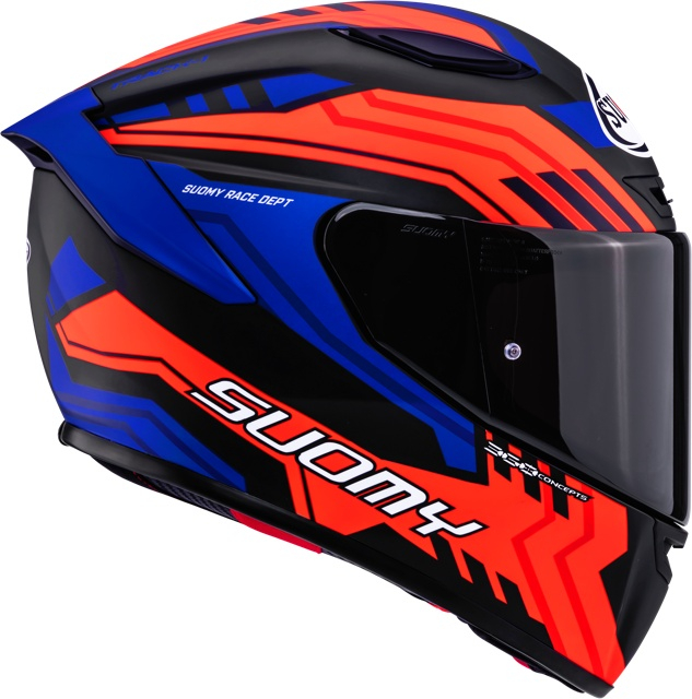 Cască moto integrală Suomy TRACK-1 FRAMEWORK WHITE BLK BLUE ECE 22.06 [4]
