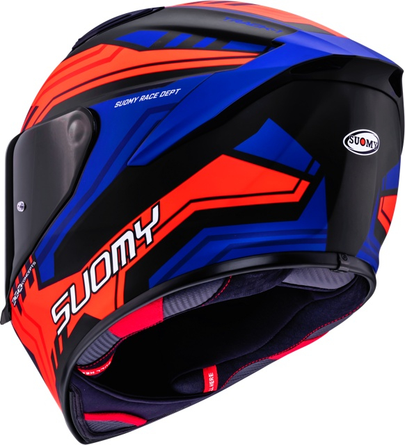 Cască moto integrală Suomy TRACK-1 FRAMEWORK WHITE BLK BLUE ECE 22.06 [7]