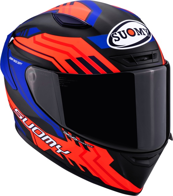 Cască moto integrală Suomy TRACK-1 FRAMEWORK WHITE BLK BLUE ECE 22.06 [3]